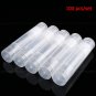 100PCS 5ml Clear Black White Empty lipstick Lip Balm Container Tube +Caps