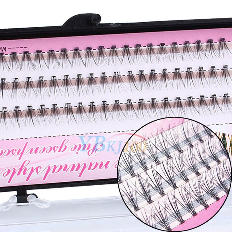 8/10/12mm Natural Makeup Individual Cluster Eye Lashes False Eyelashes Extension
