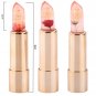 Lipstick Magic Color Temperature Change Flower LongLasting Lip Gloss Makeup Tool