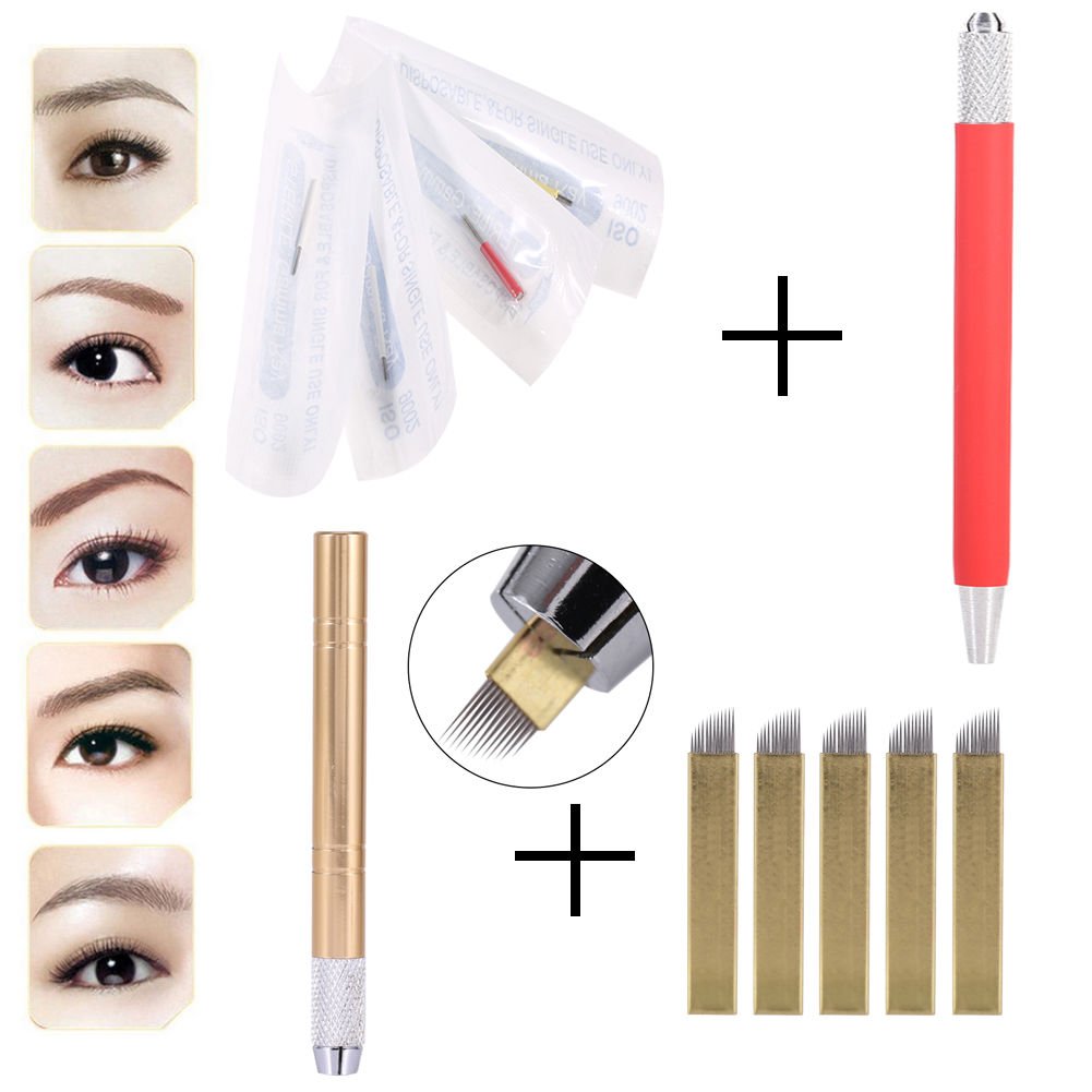 Microblading Pen Tattoo Supplies For Permanent Makeup Eyebrow Tattoo Manual Pen
