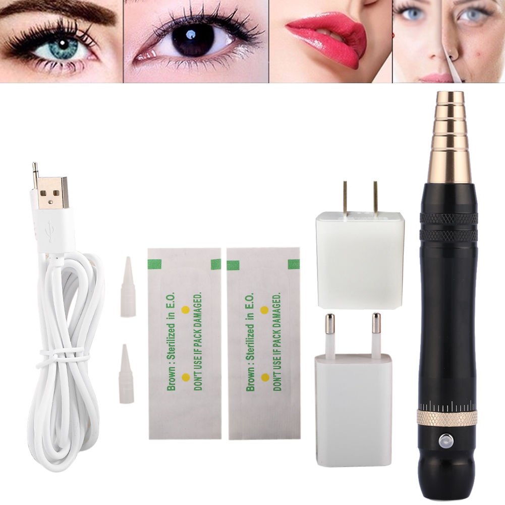 Eyebrow Lip Eyeliner Tattoo Machine Semi Permanent Makeup Rotary Supply Pen