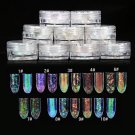 Mirror Powder Chrome Effect Nail Art Pigment 6 Colours Nails Chameleon Dust