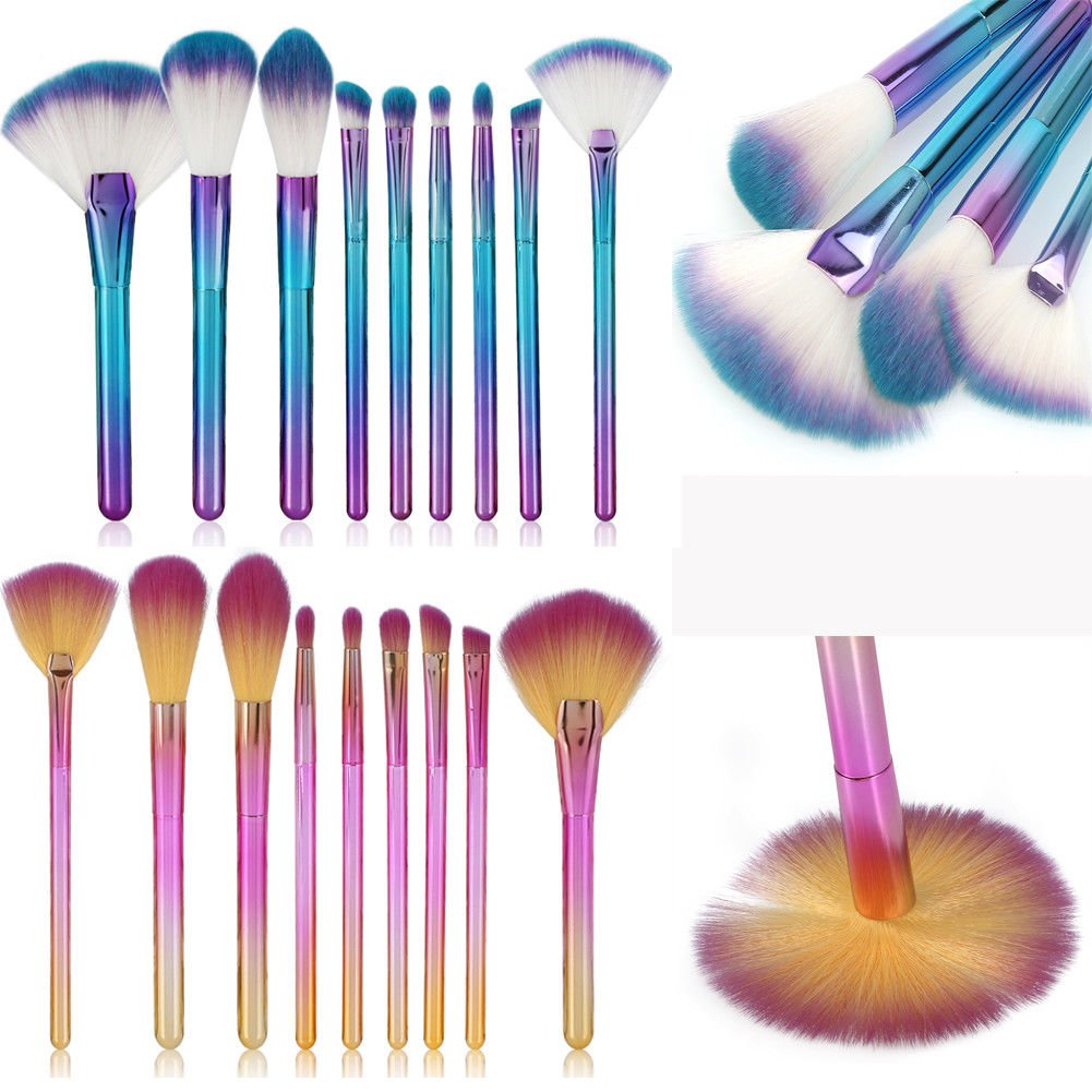 9PCS/Set Makeup Brush Set Cosmetic Foundation blending pencil brushes