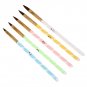 UV Gel Gradient Painting Pen Drawing Brush Wooden Handle Manicure Nail Art Tool
