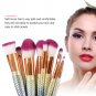 11pcs Professional Cosmetic Soft Eyebrow Shadow Makeup Brush Set Foundation Tool