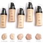 Face Liquid Fluid Foundation Full Coverage Makeup Base BB Cream Moisturize