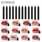 Women Waterproof Lipstick Lip Liner Matte Lipliner Pencil Lip Pen Set 12 Colors