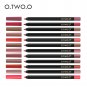 Women Waterproof Lipstick Lip Liner Matte Lipliner Pencil Lip Pen Set 12 Colors