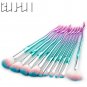 10 PCS Diamond Makeup Horn Handle Brushes Powder Cosmetic Brush Set Beauty