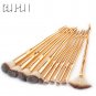 10 PCS Diamond Makeup Horn Handle Brushes Powder Cosmetic Brush Set Beauty