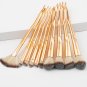 10 PCS Diamond Makeup Horn Handle Brushes Powder Cosmetic Brush Set Beauty