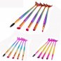 Blush Make Up Diamond Brushes Foundation Fish Tail Rainbow Cosmetic Brush