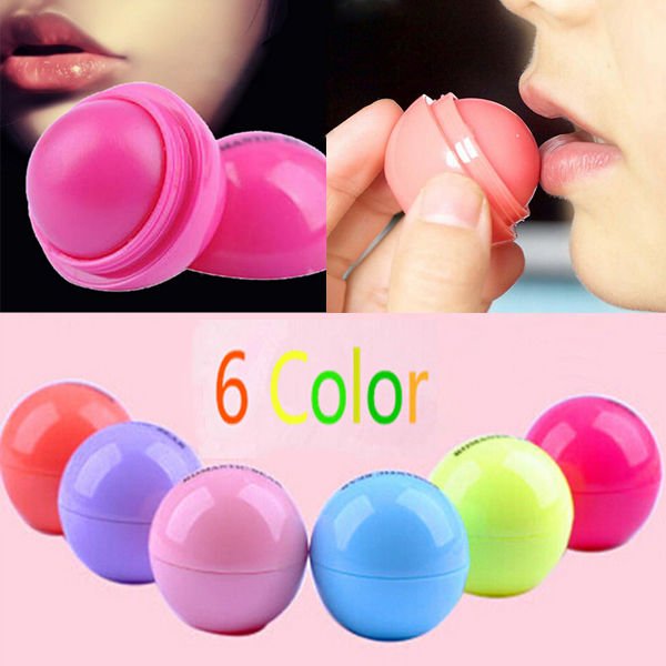 New Anti-cracking Moisturizing Natural Plant Sphere Lip Balm Lip Cream 6 Color