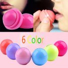 New Anti-cracking Moisturizing Natural Plant Sphere Lip Balm Lip Cream 6 Color