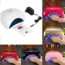 36W Pro CCFL& LED Nail Cure Lamp UV Gel Dryer Light Timer for Gel Polish EU Plug