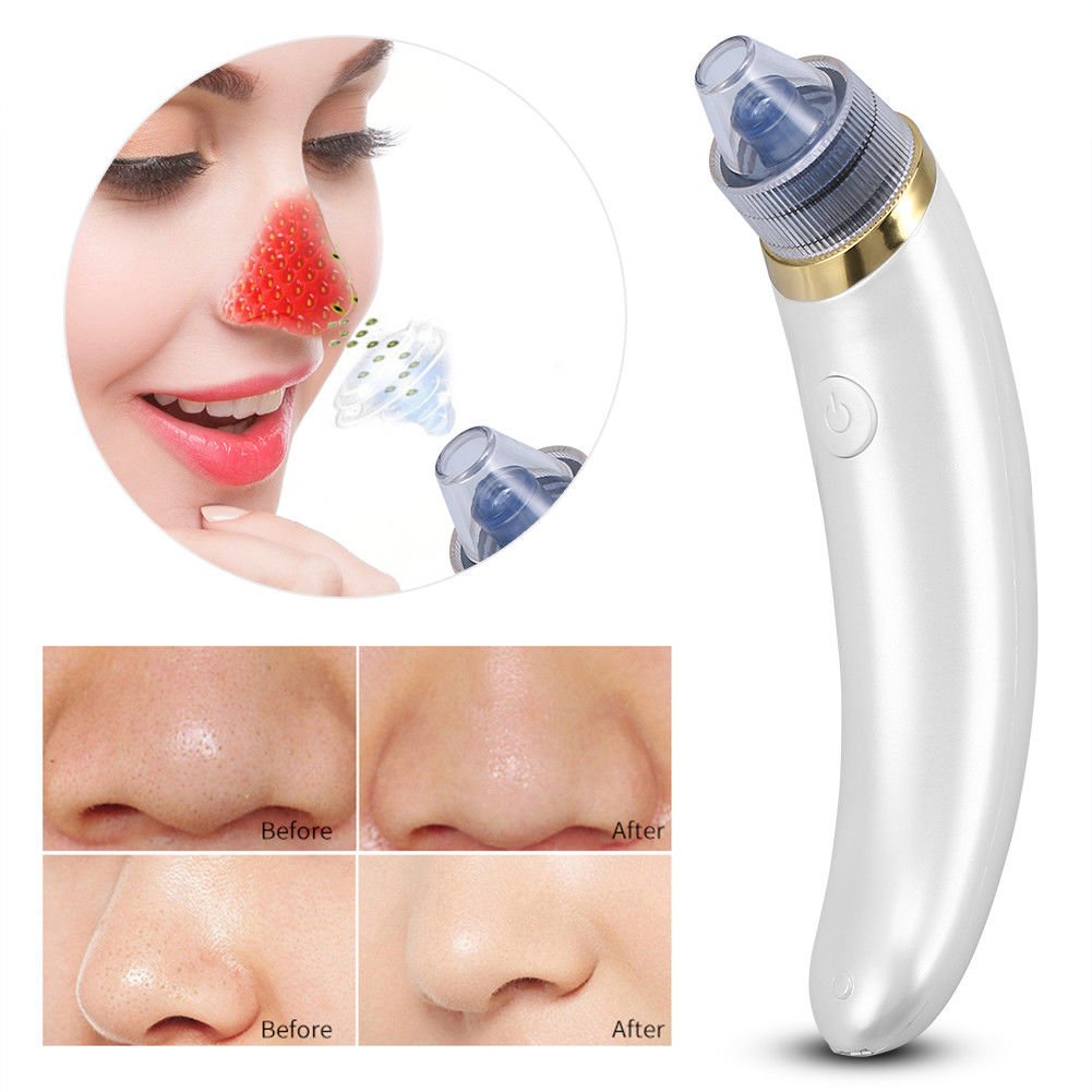 Electric Blackhead Vacuum Cleaner Suction Dermabrasion Removal Scar Acne Pore