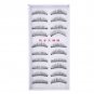 20pcs Natural False Eyelashes Slender Thick Fake Eye Lashes Extension Makeup