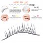 20pcs Natural False Eyelashes Slender Thick Fake Eye Lashes Extension Makeup