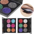 HANDAIYAN Diamond Golden Color Glitter EyeShadow Palette Shiny Eye Shadow MakeUp