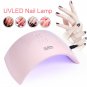 SUN9c Nail Dryers 24W Pro UV LED Lamp Nail Dryer Polish Machine Manicure LY