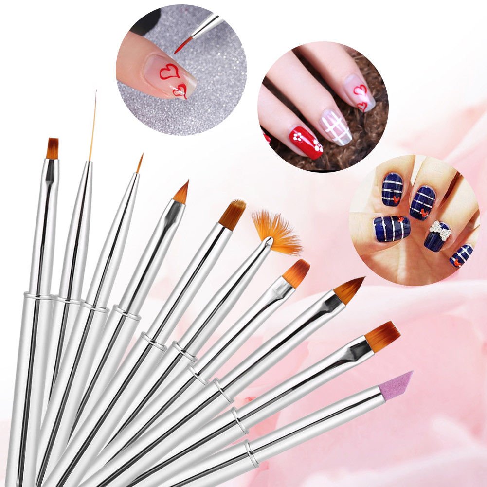 Multi Design Nail Brush Set Gradient Dotting Liner Painting Gel Polish