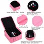 Portable Makeup Case Soft Essential Oil Storage Bottles Holder Shockproof Bag