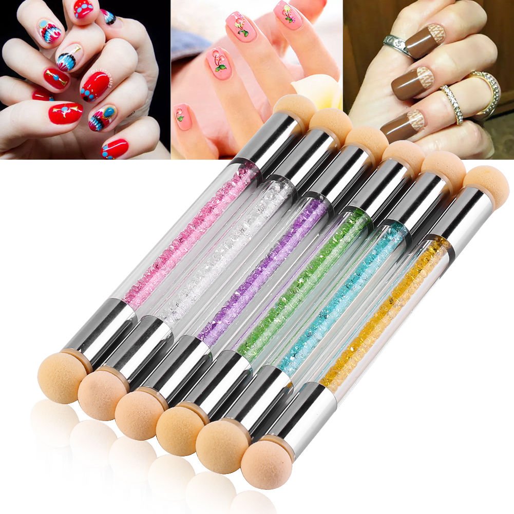 Nail Art UV Gel Liner Painting Gradient Brush Pen Cat Eye Rhinestone Manicure