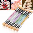 Nail Art UV Gel Liner Painting Gradient Brush Pen Cat Eye Rhinestone Manicure