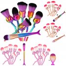 7 Pcs Contour Brush Rose Flower Shaped Makeup Brushes Kit