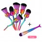 7 Pcs Contour Brush Rose Flower Shaped Makeup Brushes Kit