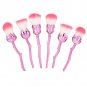 7 Pcs Contour Brush Rose Flower Shaped Makeup Brushes Kit