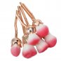 7 Pcs Contour Brush Rose Flower Shaped Makeup Brushes Kit
