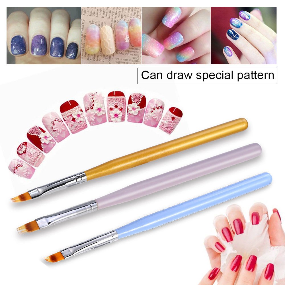 Gradient Nail Brush Painting Pen Drawing Brush Manicure Nail Art Tool Beauty