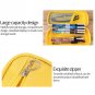 Canvas Pen Pencil Case Cosmetic Bag Travel Makeup Bags Large Capacity Zipper coi