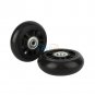 2 PCS Rubber Luggage Suitcase Wheels Replacement Axles Repair OD 40/45/50/70mm