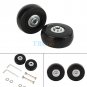 2 PCS Rubber Luggage Suitcase Wheels Replacement Axles Repair OD 40/45/50/70mm