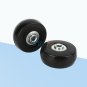 2 PCS Rubber Luggage Suitcase Wheels Replacement Axles Repair OD 40/45/50/70mm