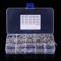 440pcs M3 M4 M5 304 Stainless Hex Head Socket Cap Screws Nuts Assorted Kit + Box