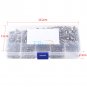 440pcs M3 M4 M5 304 Stainless Hex Head Socket Cap Screws Nuts Assorted Kit + Box