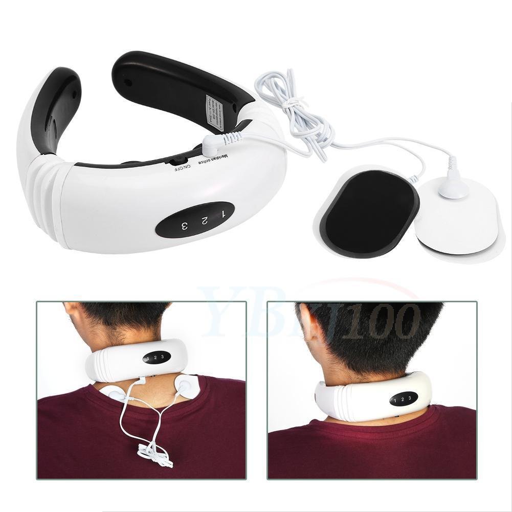 Back Neck Massager Electric Pulse Cervical Vertebra Treatment Instrument Therapy