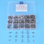 440pcs M3 M4 M5 Stainless Steel Hex Socket Flat Head Screw Bolts Nuts kit EM