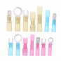 136pcs Insulated Assortment Heat Shrink Wire Connector Crimp Terminal With Box