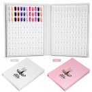 216 Colors Nail Gel Color Card Polish Display Chart Book Nail Art Showing Shelf