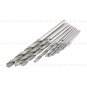 10Pc Diamond Tipped Drill Bit Set Twist Drill Bits f/ Glass Tile Stone 0.8-4.0mm