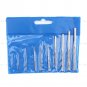 10Pc Diamond Tipped Drill Bit Set Twist Drill Bits f/ Glass Tile Stone 0.8-4.0mm
