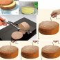 Adjustable 2 Wire Cake Slicer Pizza Leveler Dough Cutter Trimmer Stainless Steel