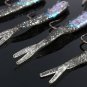 Lot 10pcs 75mm Soft Minnow Fishing Lures Lead Jig Head Fish Baits Tackle 6.5g