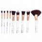 9x Pro Makeup Brushes Set Foundation Powder Eyeshadow Eyeliner Lip Brush & Bag