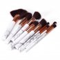 9x Pro Makeup Brushes Set Foundation Powder Eyeshadow Eyeliner Lip Brush & Bag