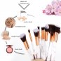 9x Pro Makeup Brushes Set Foundation Powder Eyeshadow Eyeliner Lip Brush & Bag